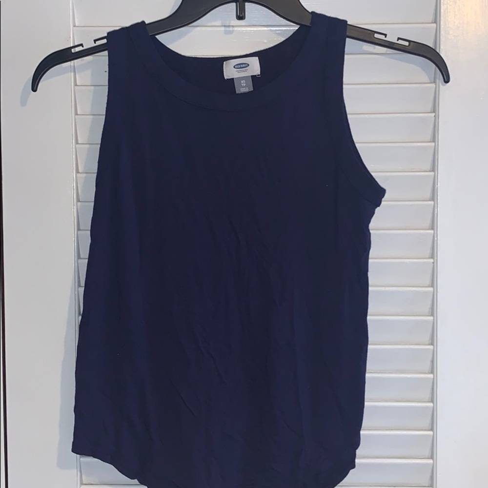 old navy open back tank top